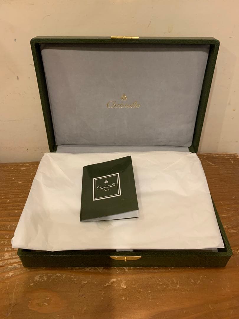 Christofle リュバン　銀スプーン 6本セット 専用ケース付き　未使用