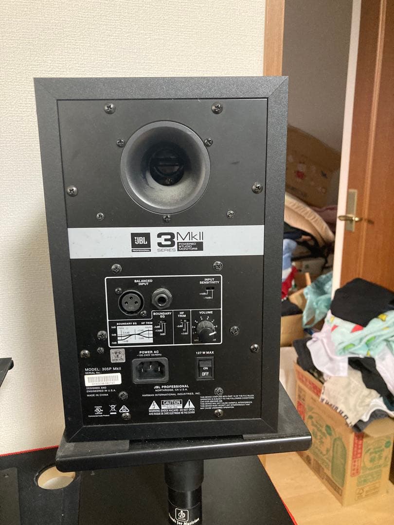 【送料込み】JBL 305P MK2 スタンド　ケーブルセット