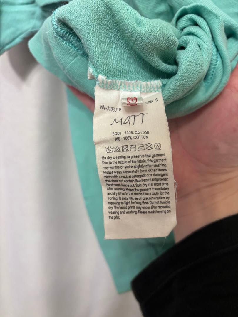 ア*読様 niceness 25ss MATT S/S sweat sizeS