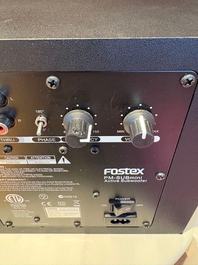 Fostex PM-SUBmini アクティブサブウーファー
