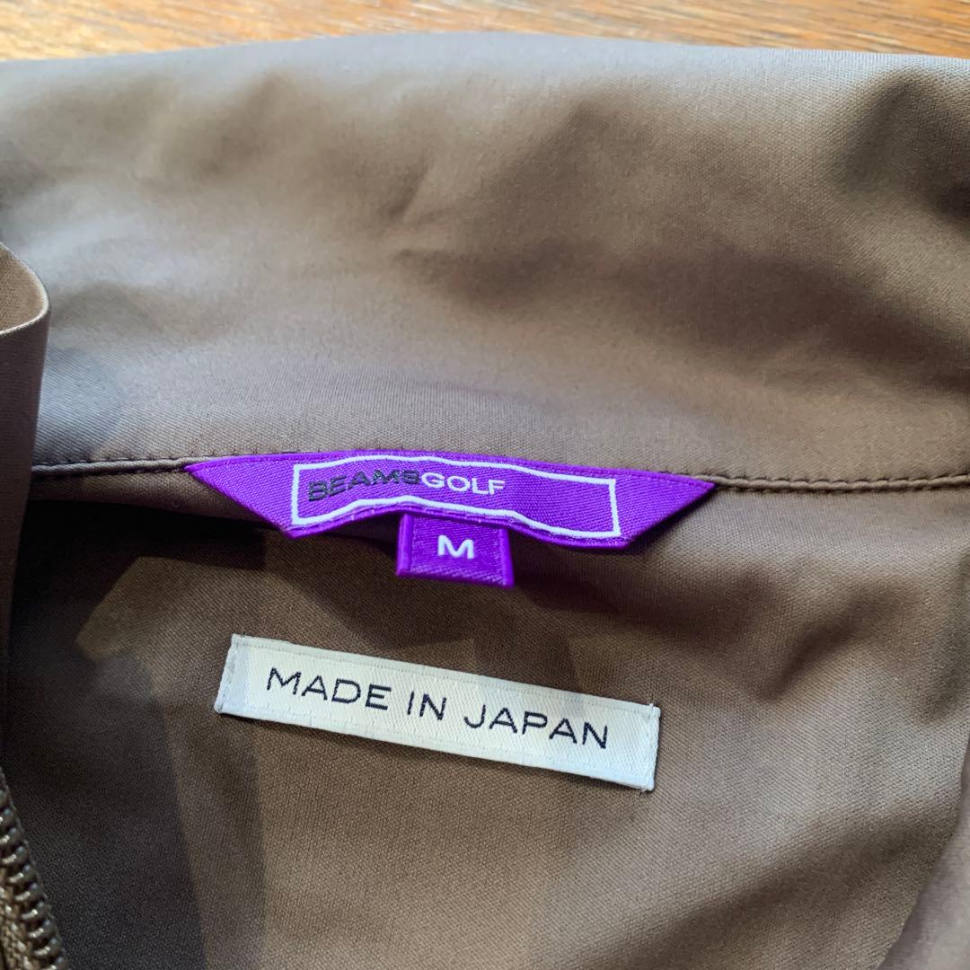 BEAMS GOLF ブラウン エアシャットブルゾン M 日本製