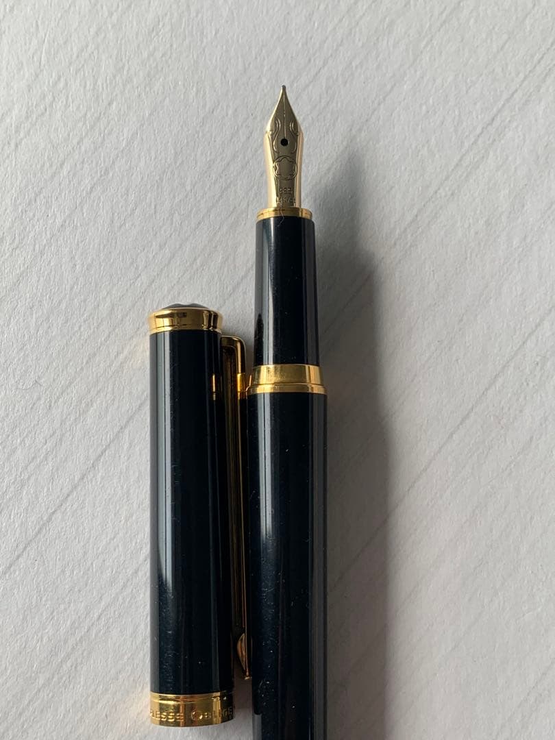 モンブラン ノブレスオブリージュ 万年筆 14Kペン先 コンバーター付 現状品