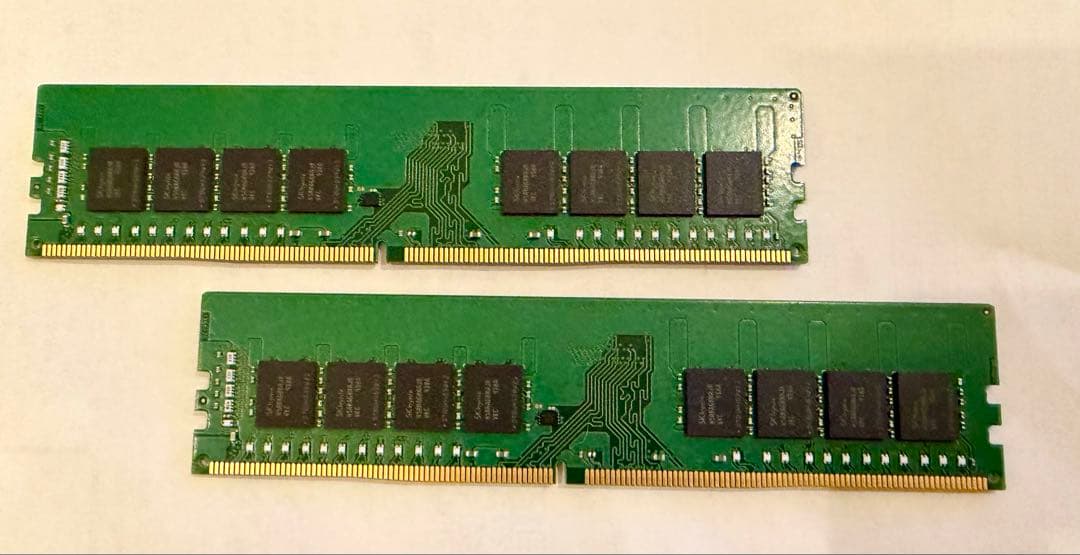 SK hynix 32GB DDR4 2666V メモリ2枚セット　64GB