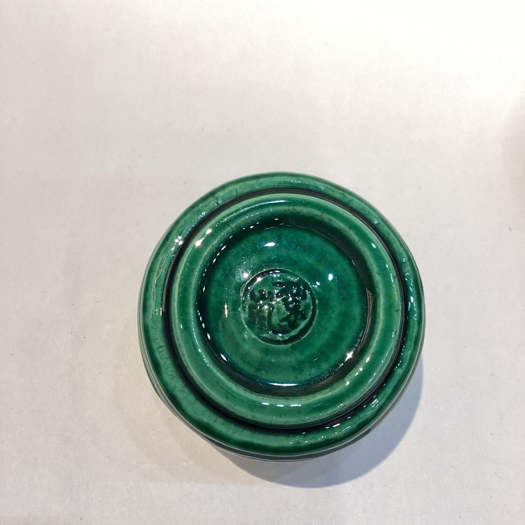 交趾　竹節香合　中村翠嵐作