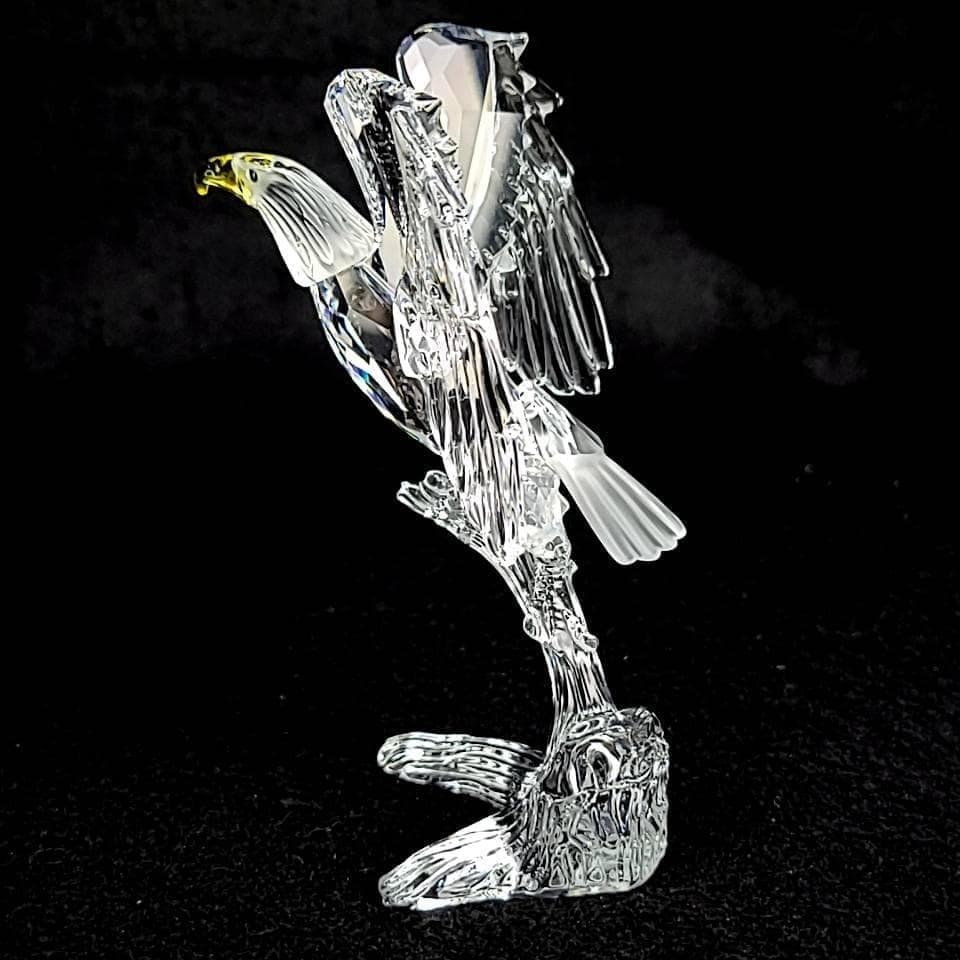 ●未使用級◆スワロフスキー　ハクトウワシ　置物　フィギュリン　箱つき 1