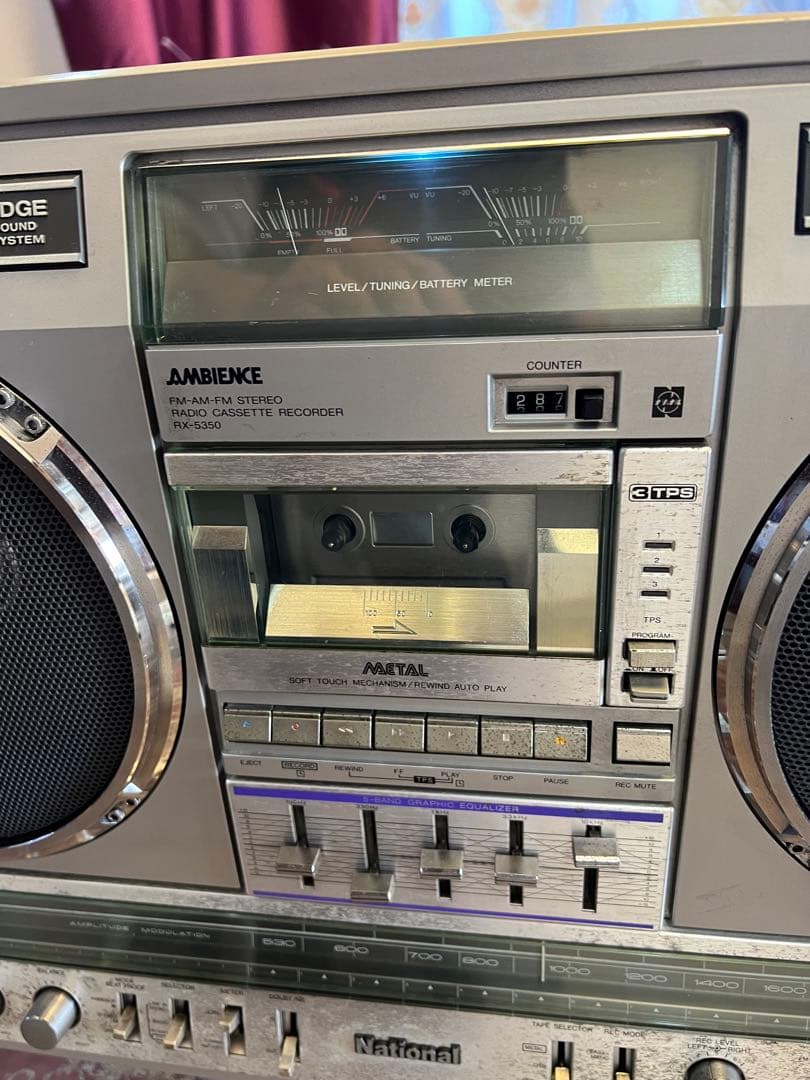 希少National 大型ラジカセ RX-5350 中古動作品メンテナンス済み