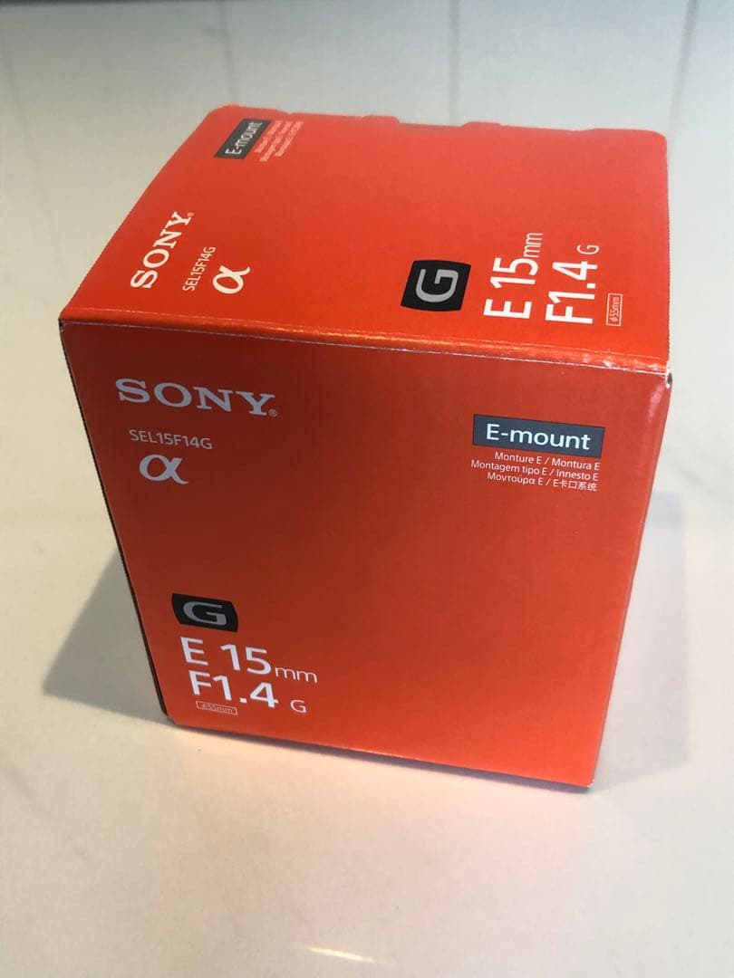 ソニー E 15mm F1.4 G SEL15F14G