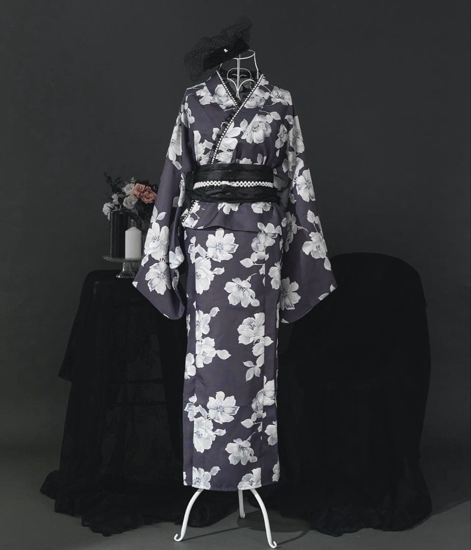 Pal elfy 華やぐ浴衣セット 帯付き(別店の飾り紐も)地雷