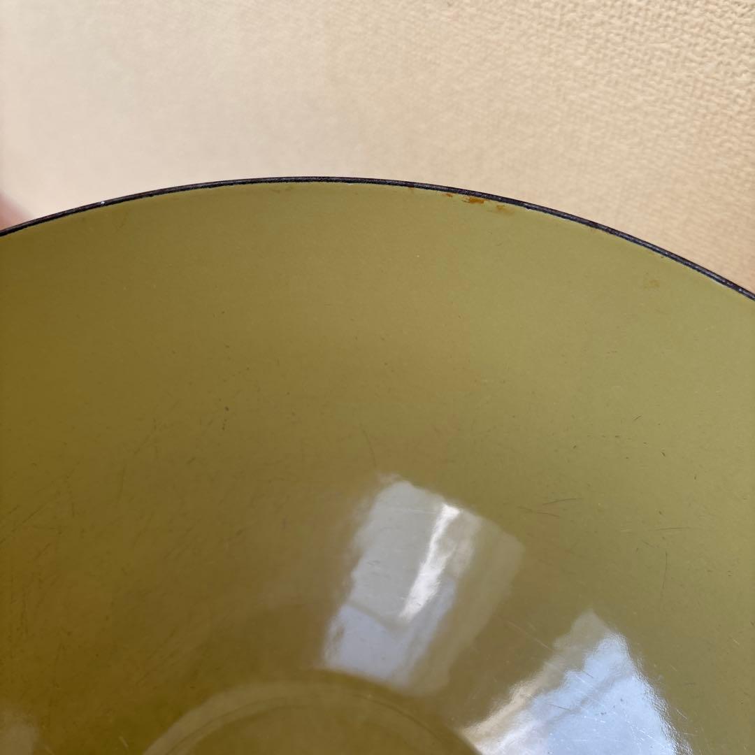 キャサリンホルム 24cm ボウル ロータス オリーブ　北欧 ヴィンテージ 大