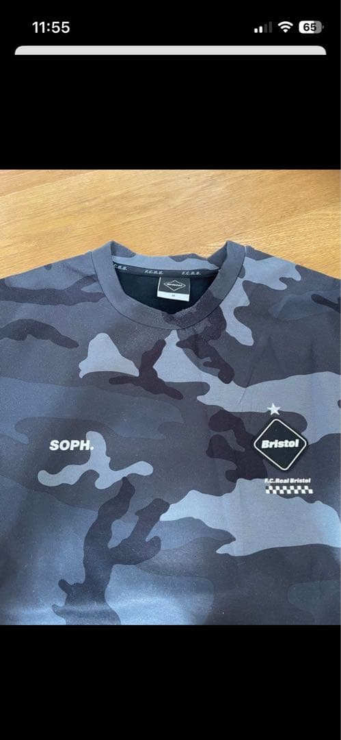 F.C. Real Bristol ブリストル 迷彩柄スウェットシャツ M