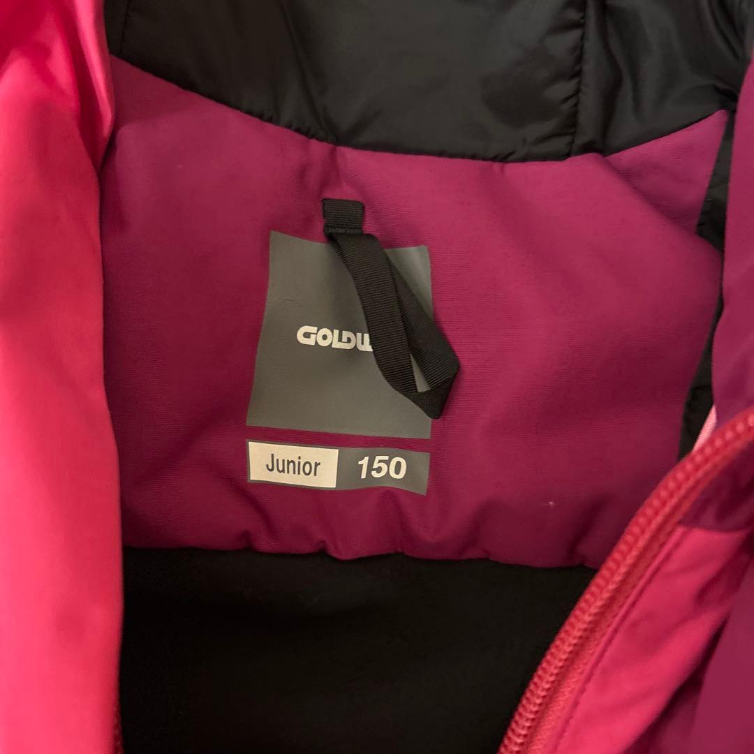 Goldwin ジュニア スキーウェア 150 ピンク/ネイビー美品お得セット