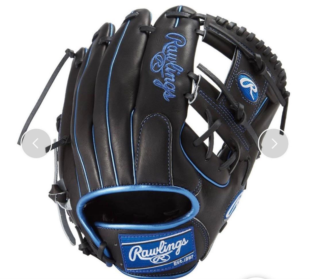 HOH LLIC 軟式　グローブ　ブラック/ロイヤル　ローリングス