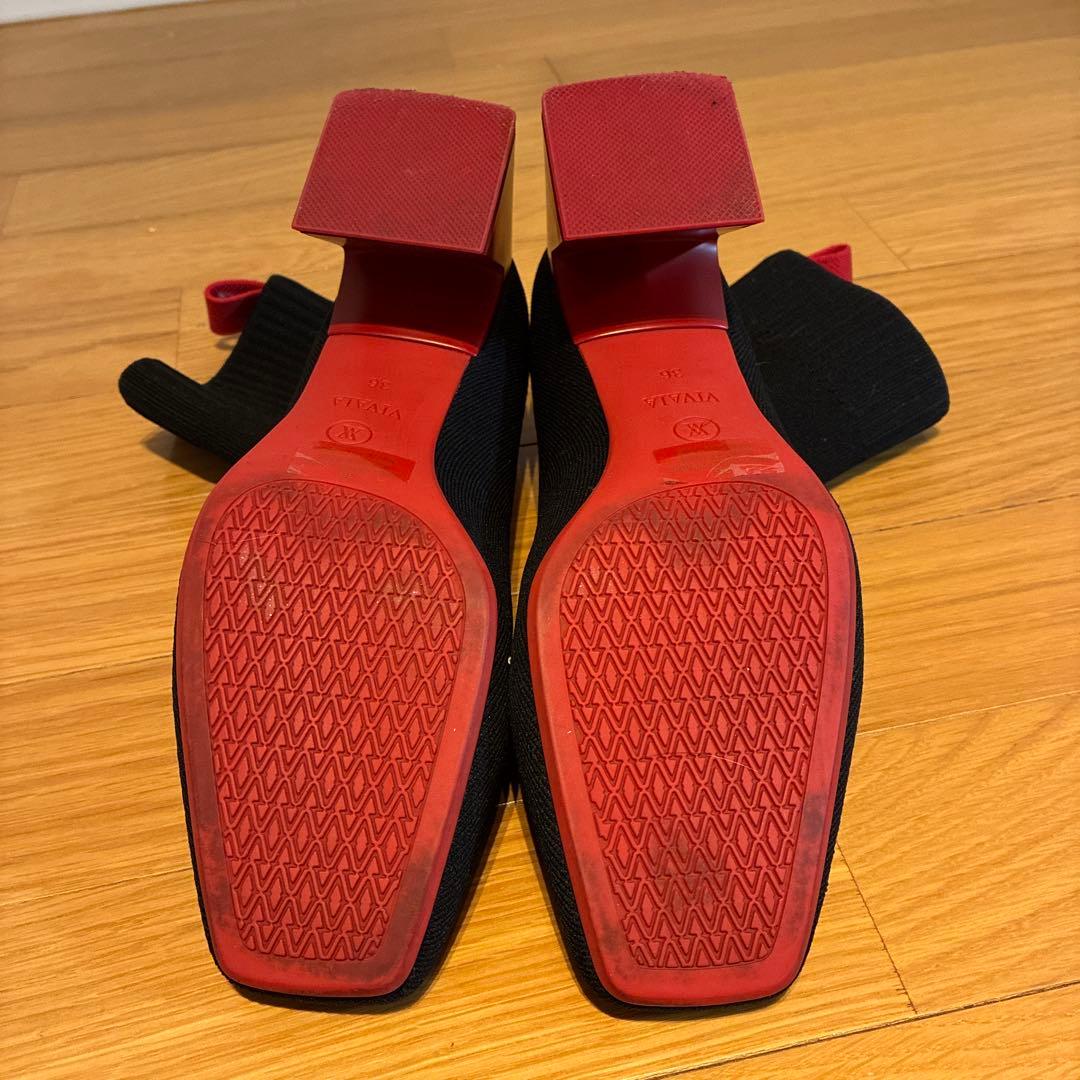 VIVAIA スクエアトゥ撥水加工ショートブーツ