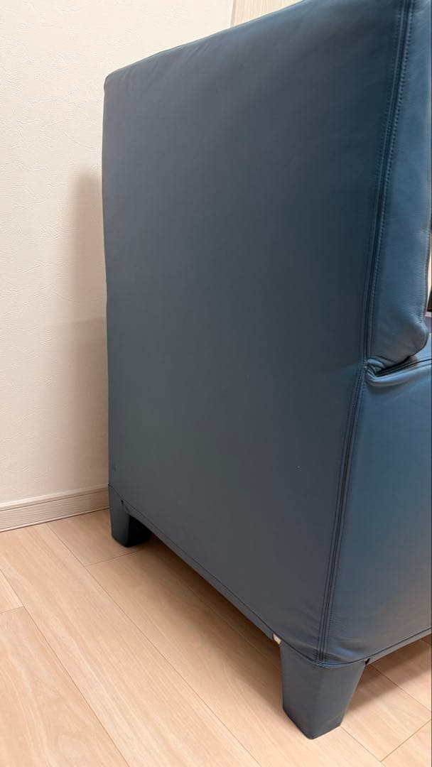 B&B italia アントニオ・チッテリオ オリエンテ　ブルーレザー