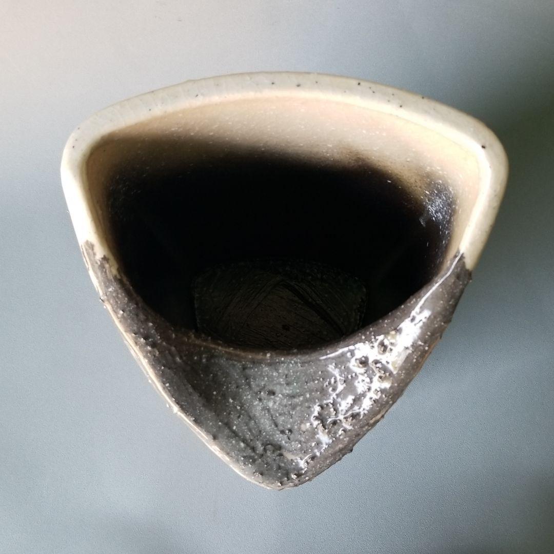 信楽焼傘立て  三角線 高さ４５cm