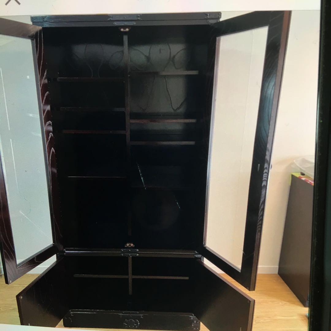 ■展示品■民芸家具■最高級■民芸■鉄金具■和モダン■書棚/キャビネット/本棚■