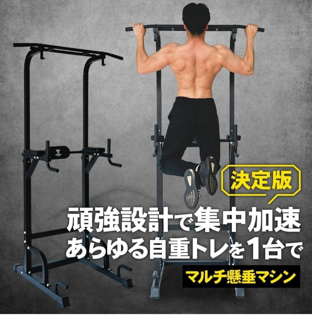 STEADY懸垂マシン　チンニング　ぶら下がり健康機耐荷重150kg 引き取り可