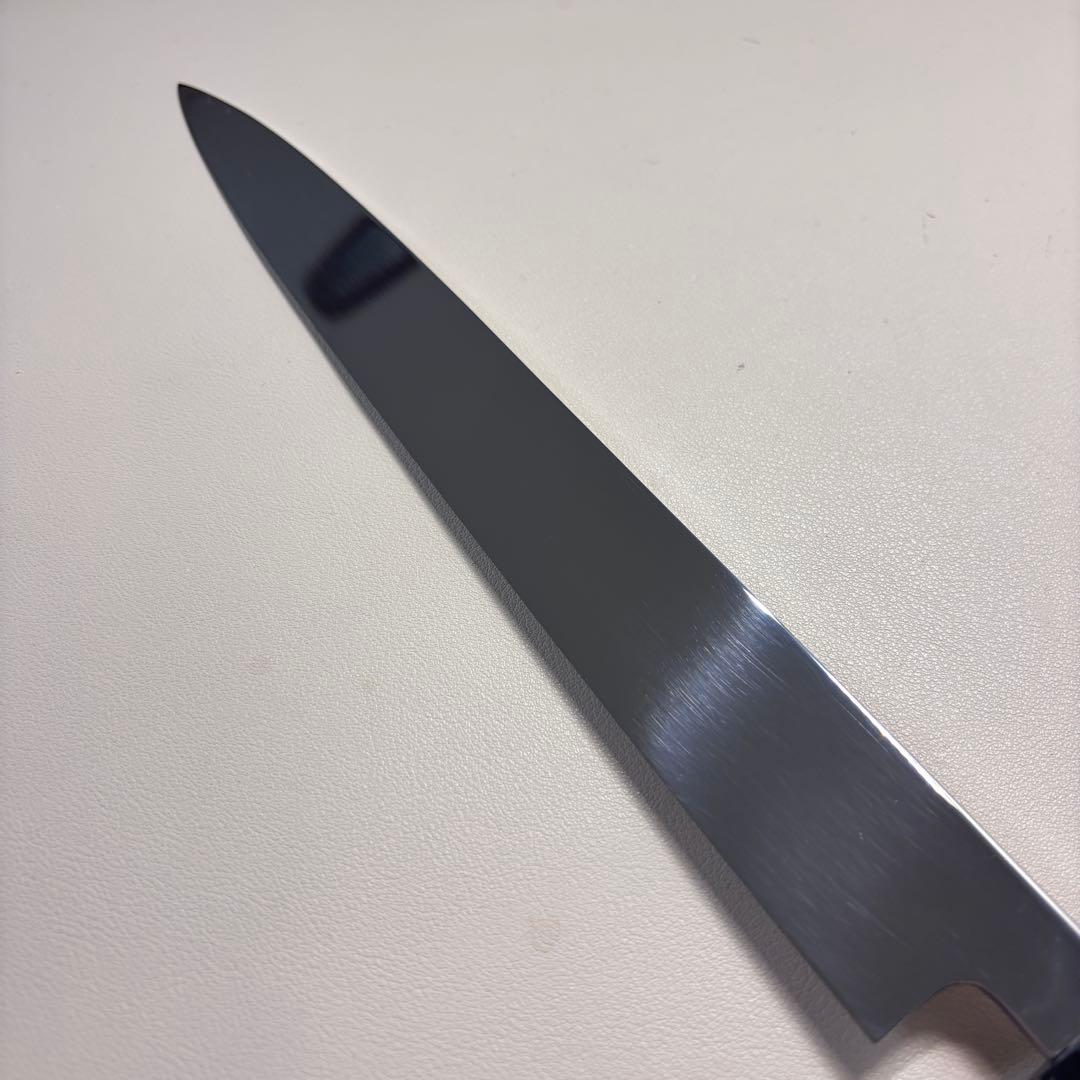 柳刃包丁 9寸 270mm 鏡面 柳刃包丁 鏡面　八角柄 刺身包丁，