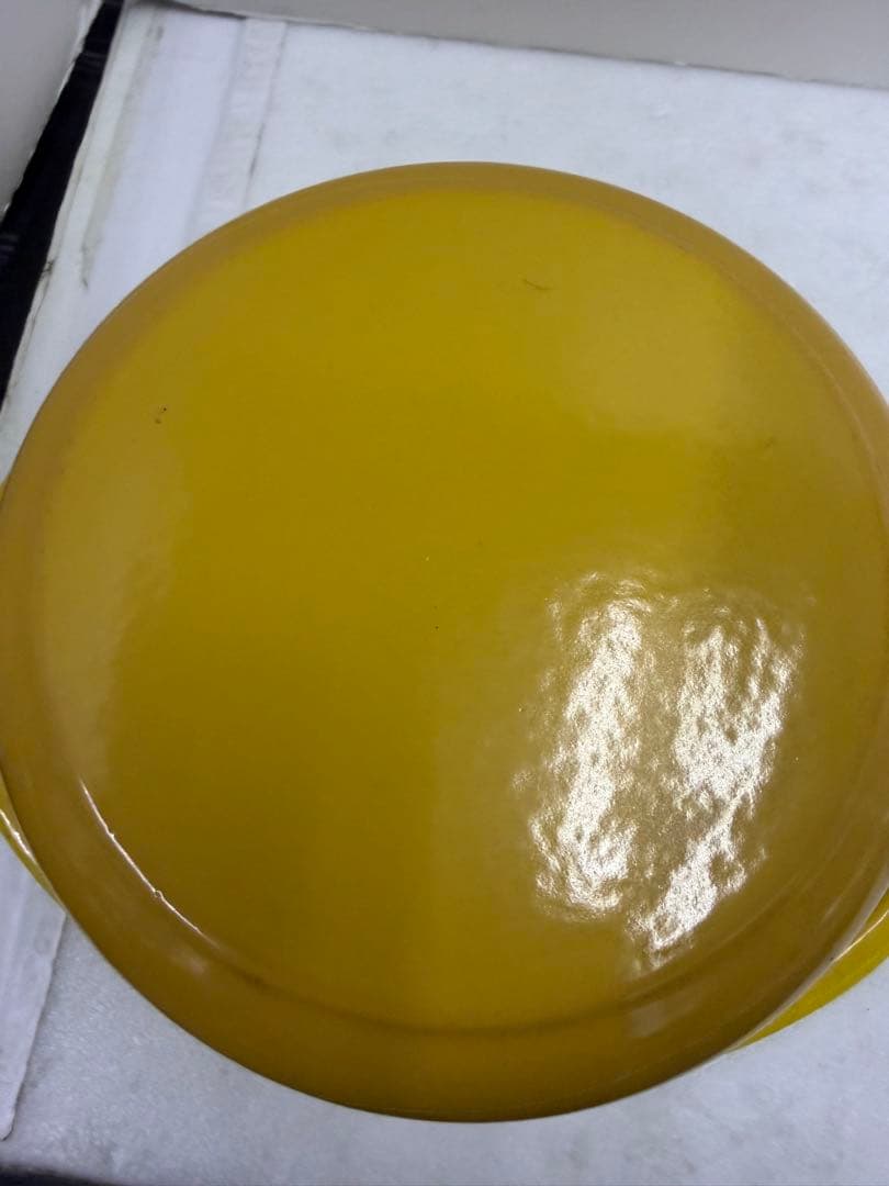 美品　ルクルーゼ　20cmイエローとグリーンの両手鍋セット