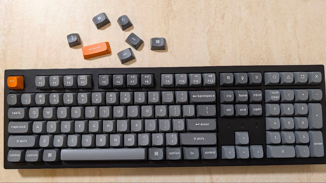 Keychron K10 Max US配列 フルサイズワイヤレスキーボード 茶軸