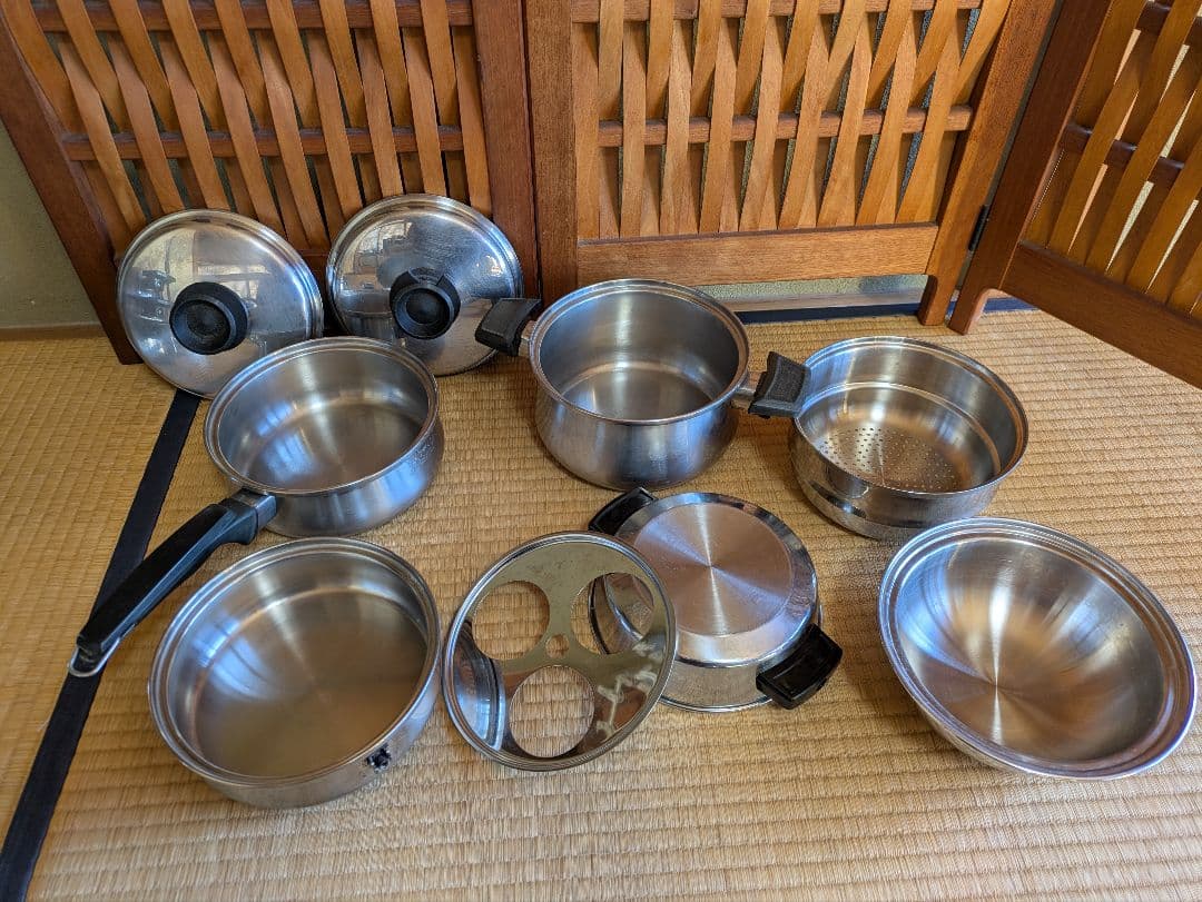 ロイヤルクイーン 大小鍋セット キャセロール スチーマーフライパン