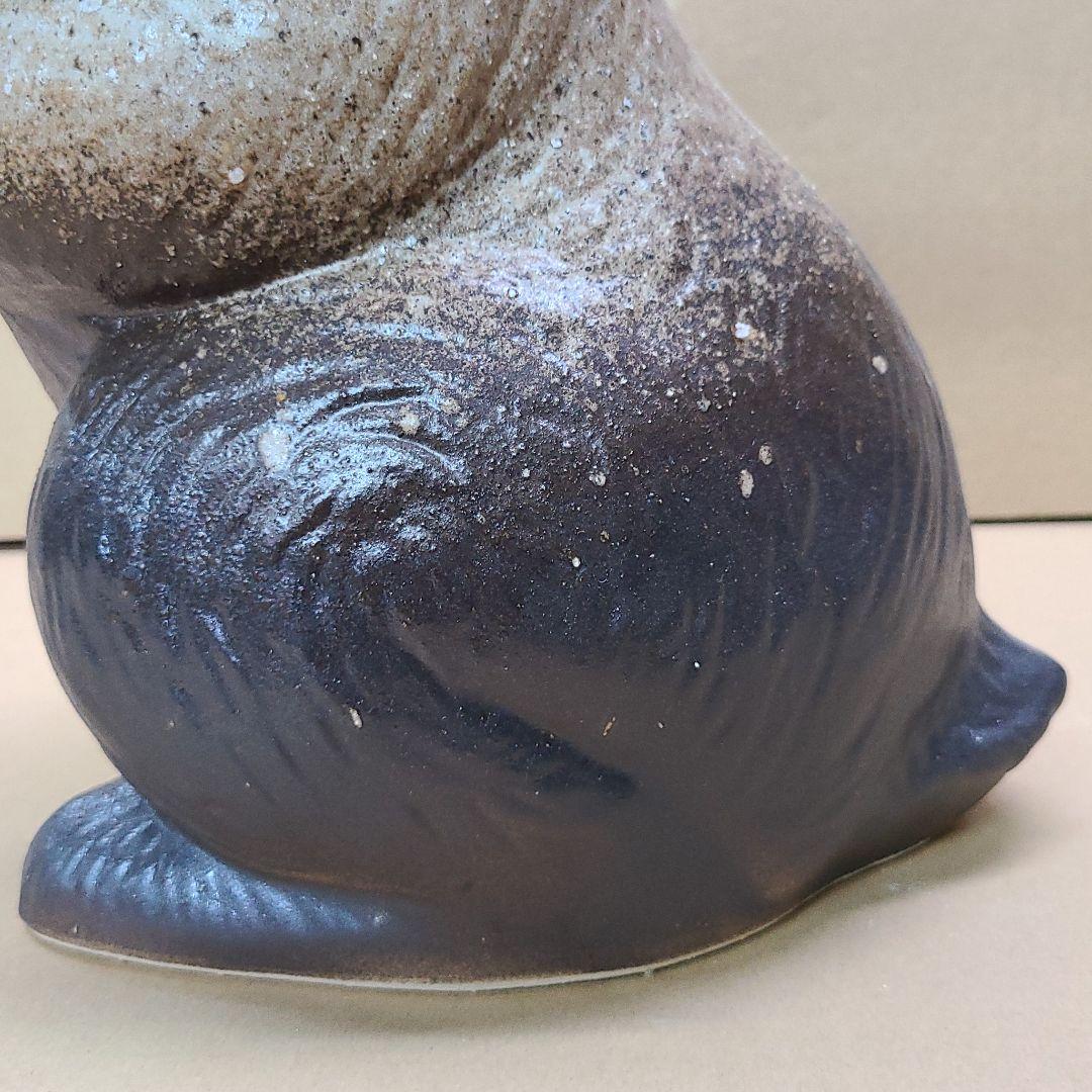 めりぃ 信楽焼 うさぎ置物 高さ３５cm
