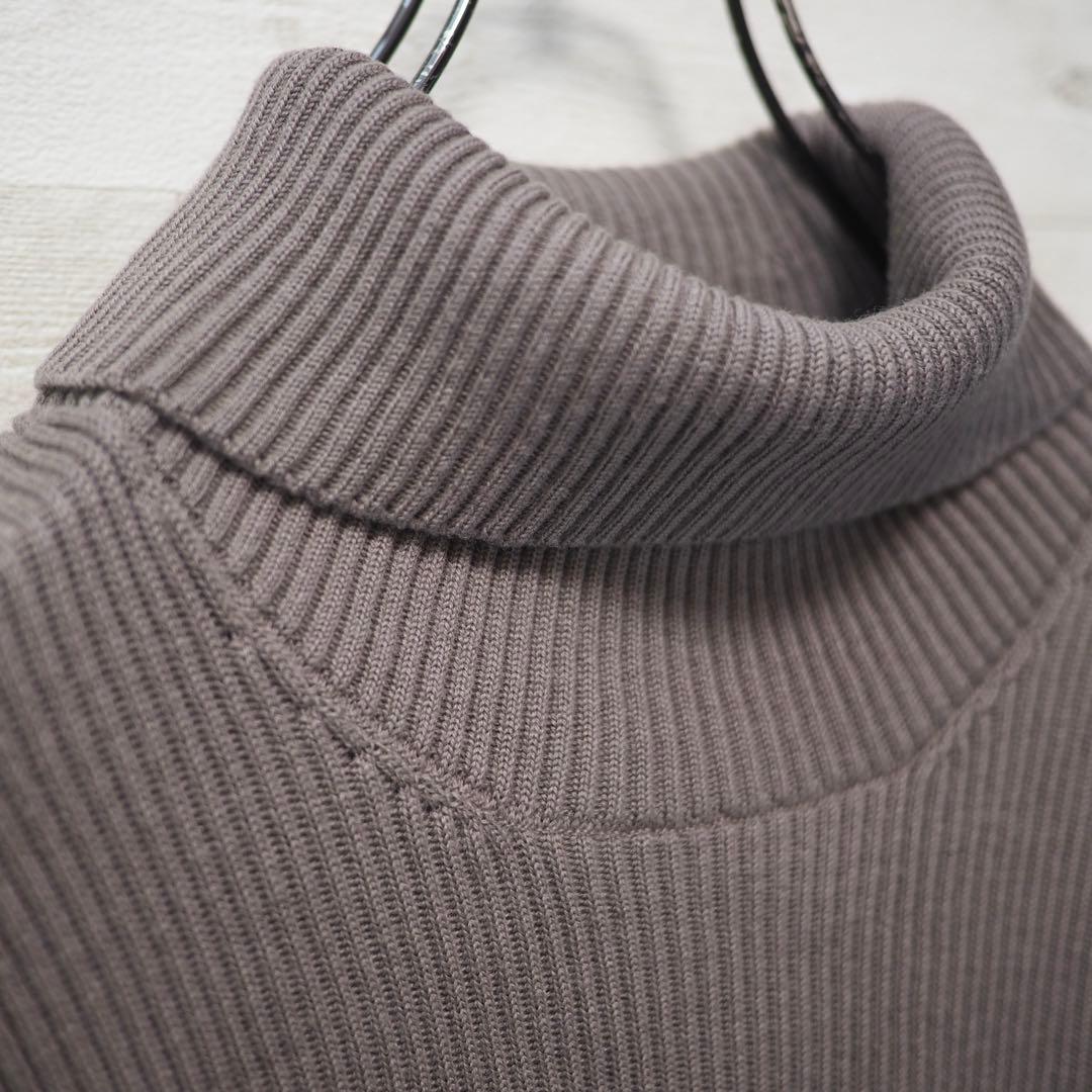 トップス STONE  20AW Roll-Neck Rib Knit-XXL