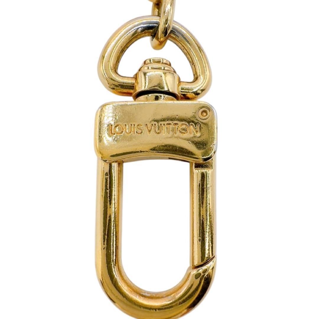 【美品】ルイヴィトン アノクレ キーリング チャーム キーホルダー ゴールド系