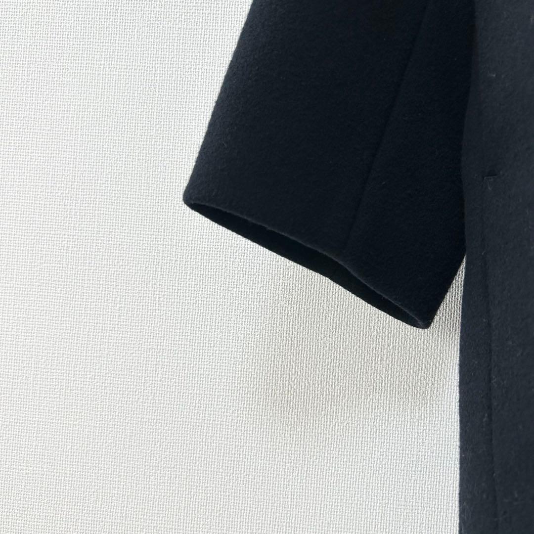 UNITED ARROWS メルトンPコート　ブラック　36