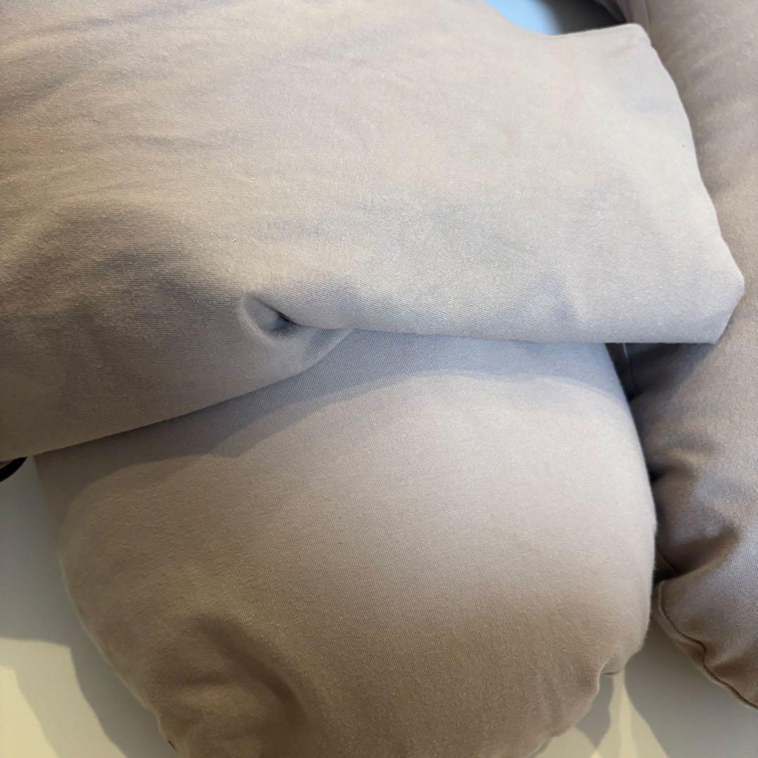 【美品】yoibo support U字型クッション ベージュ カバーセット