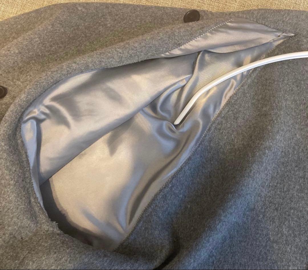 Apart by カシープミドルジャケットコート　グレー