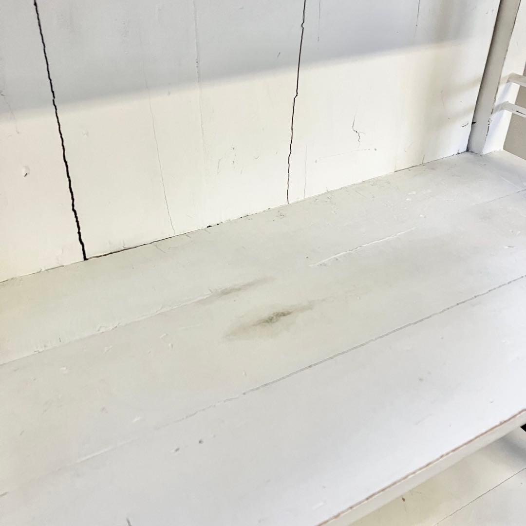 リサイクル ウッド キャビネット　アンティークホワイト