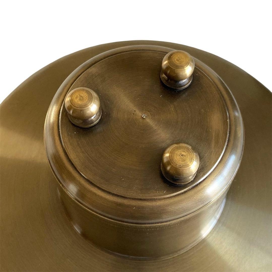 【未使用級】池坊 唐銅製 御玄猪 おげんちょ 花器 華道具