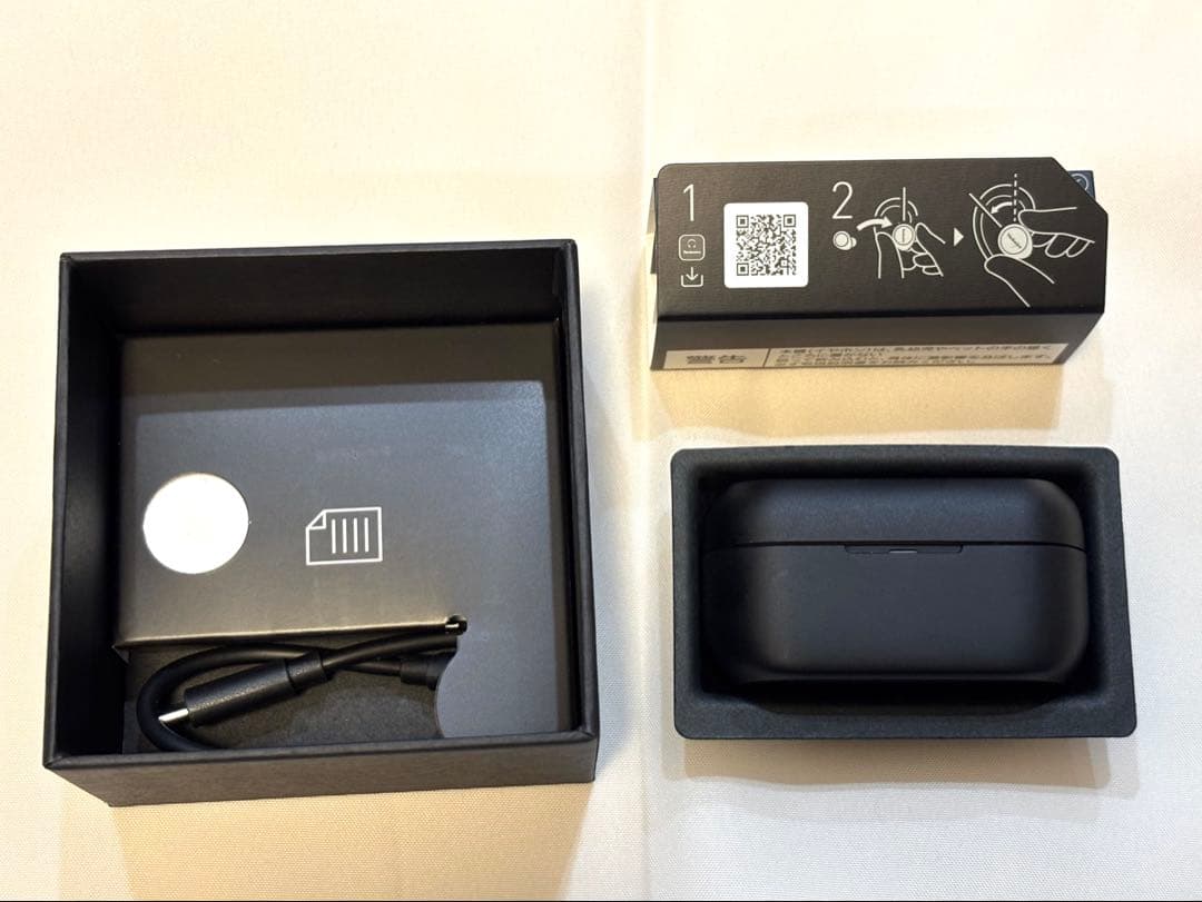 【美品】Technics EAH-AZ80 ワイヤレスイヤホン ブラック 箱付き