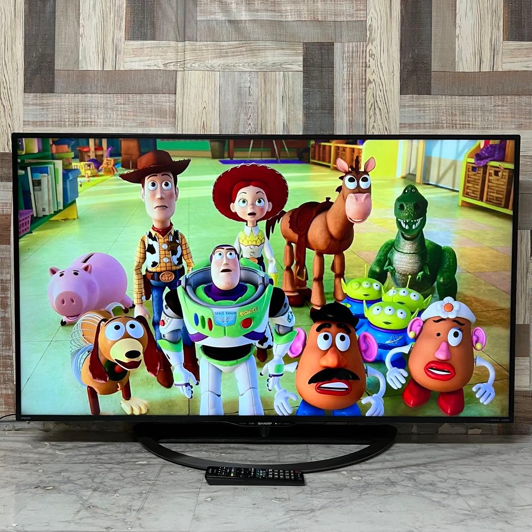 即日受渡❣️全国送料込シャープ50型4Kテレビ YouTube.NETFLIX視聴