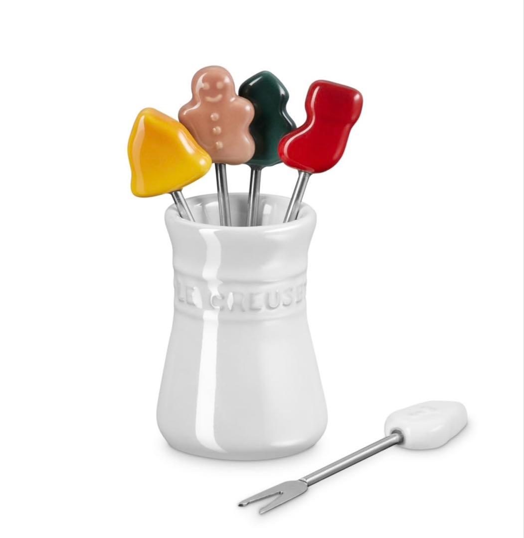 ル・クルーゼのクリスマスの人気者がそろったコレクション二点セット　新品希少