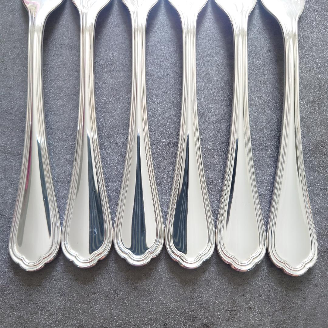 美品 クリストフル スパトゥール テーブルフォーク 6点