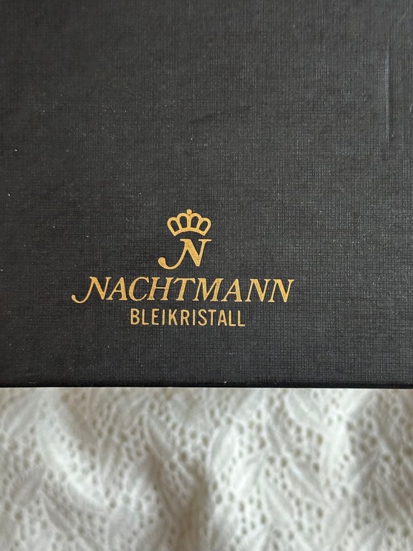 ⭐︎新品未使用⭐︎ 【NACHTMANN】ガラス製 バスケット 赤 ヴィンテージ