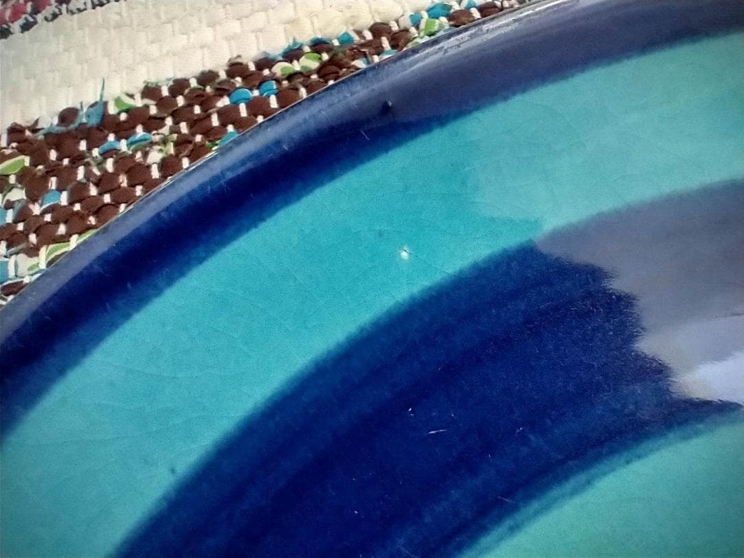 スウェーデン 北欧 GABRIEL ガブリエル釜 プレートD ターコイズブルー