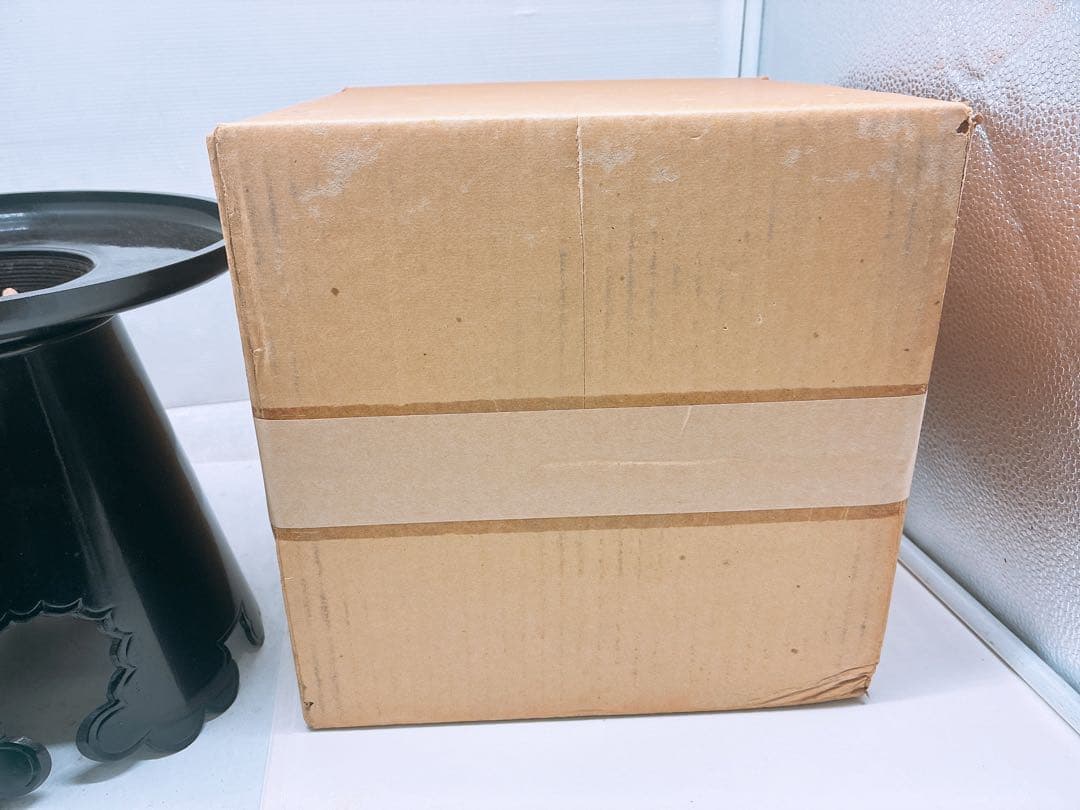 み*ん様 華道 花器 合金製 御玄猪（おげんちょ）芳幸造 在銘 黒色 金属製 生