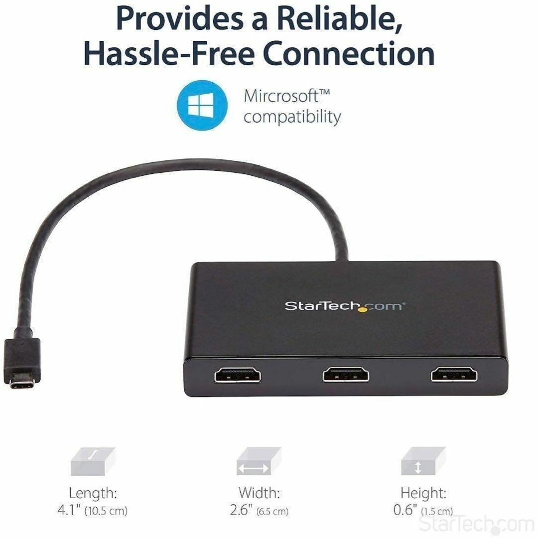 StarTech.com USB-C HDMI マルチモニター アダプター