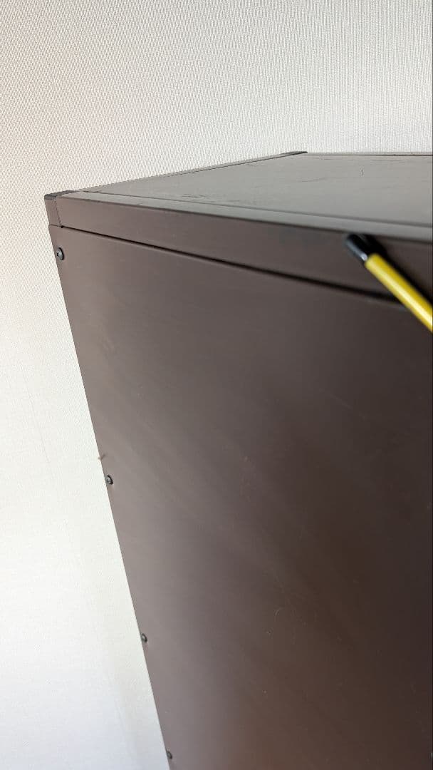 ダストボックス３段（３分別ゴミ箱）幅約34cm奥行約24.5cm高さ約127cm