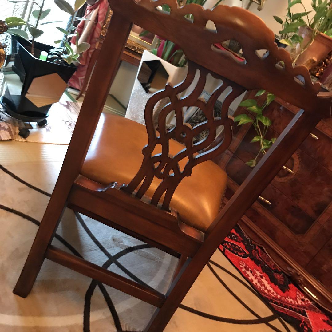 vintage レザーチェア