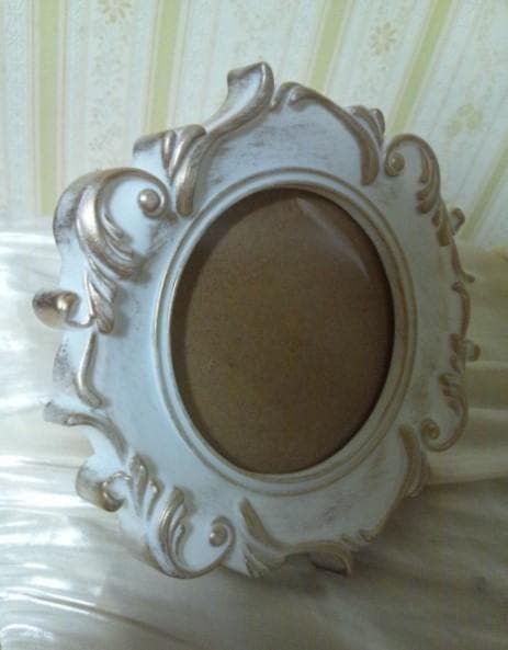 クラシカル フォトフレーム ＊ ホワイト ゴールド