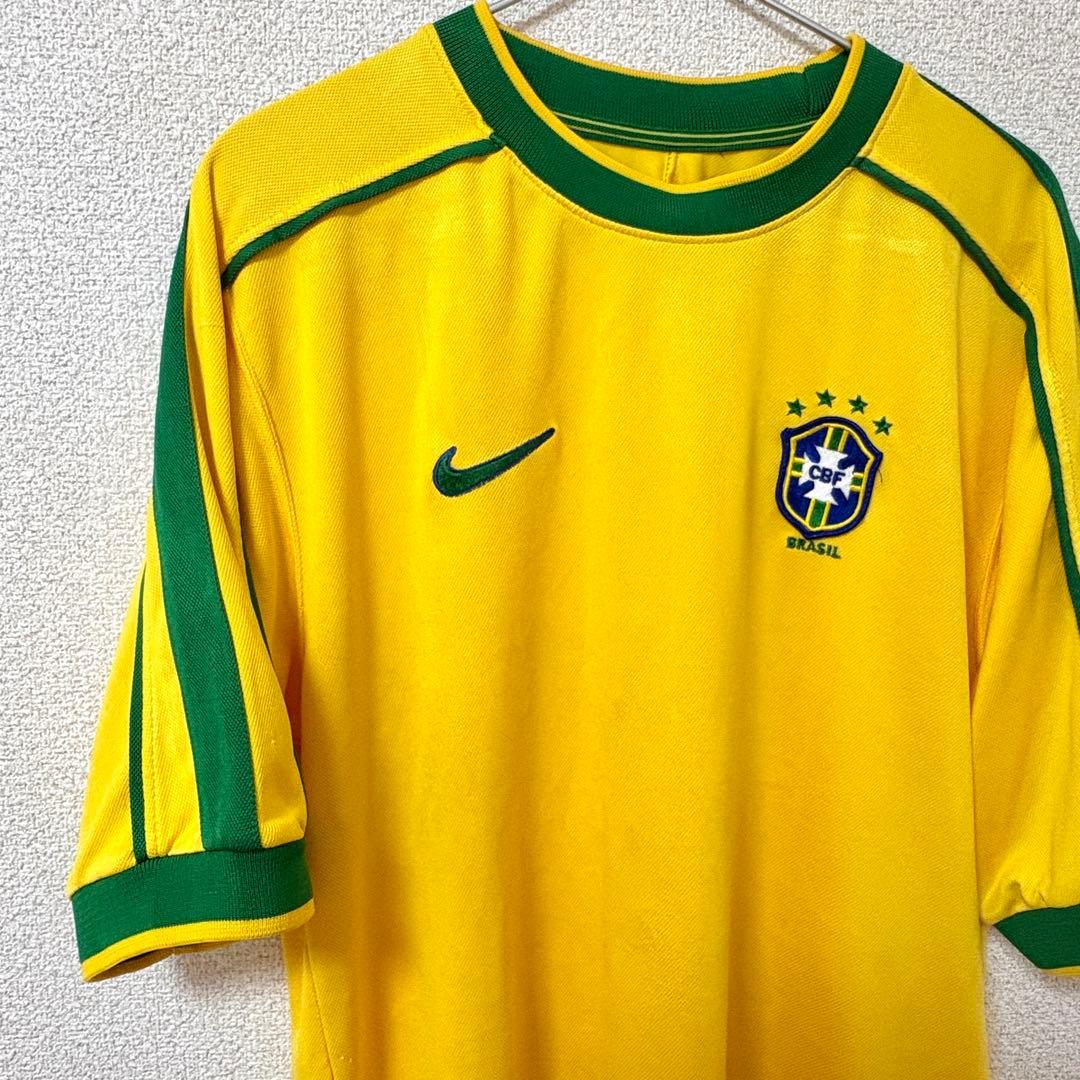 ウェア Nike 1998 Brazil uniform game shirts uk