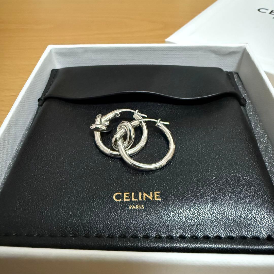 ノット スモールフープ / ロジウムフィニッシュ ブラス