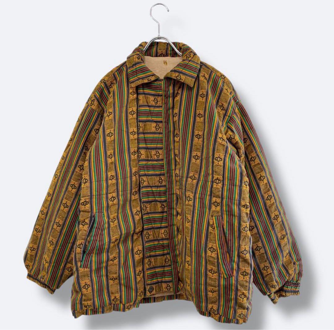 3点¥10,000 ビンテージ 古着 卸 レトロ 80's ウール柄シャツ