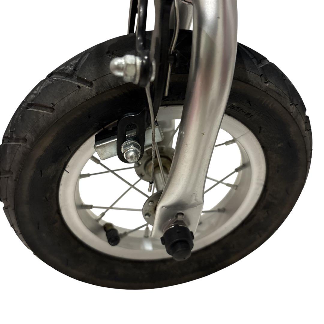 【美品・サビ極少】　へんしんバイク　12インチ レッド スタンド付