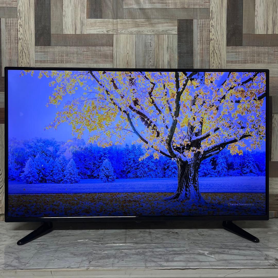 佐藤智也さん受渡専用マクスゼン50型4Kテレビ 東芝LSI搭載で操作もカンタン