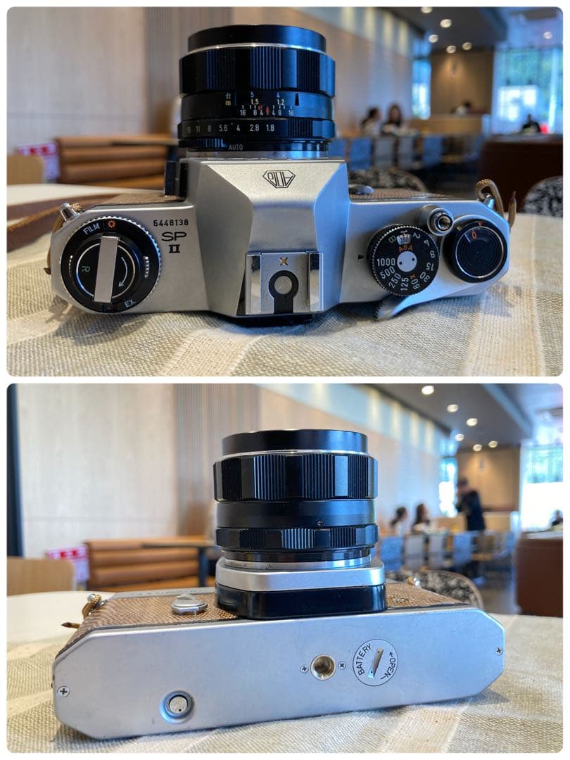 ★pentax sp Ⅱ +タクマー1.8★完動＊美品＊初期保証＊本革外装